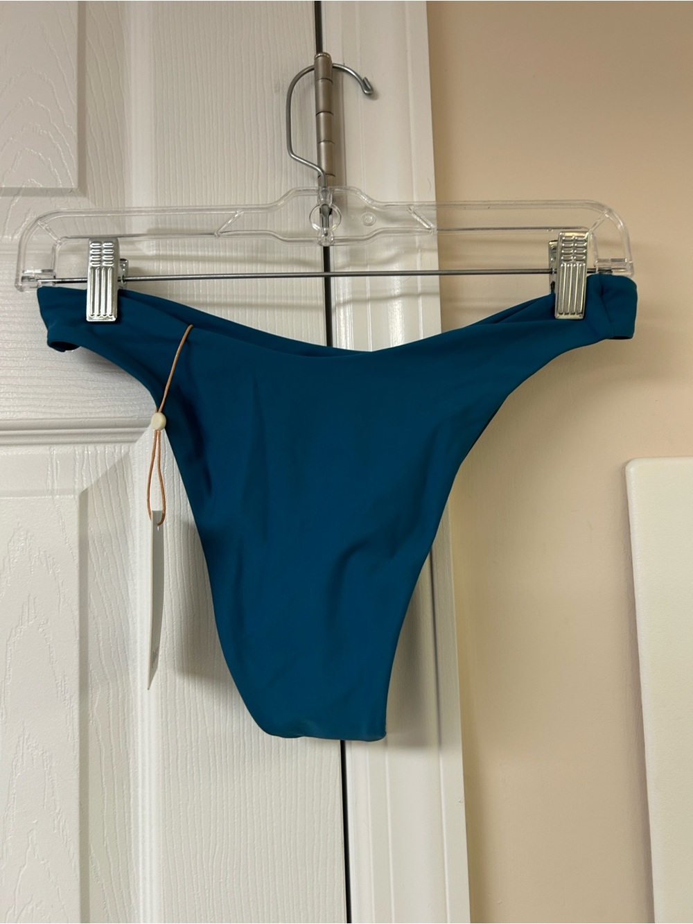 NWT Quince teal high-leg bikini bottom - Picture 2 of 5